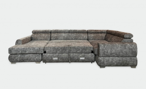Угловой диван-кровать Прометей серый фото 4
