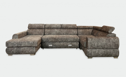 Угловой диван-кровать Прометей серый фото 2