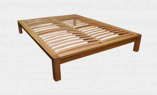 Кровать BAUHAUS с деревянным основанием 1200 х 2000 мм. фото 2