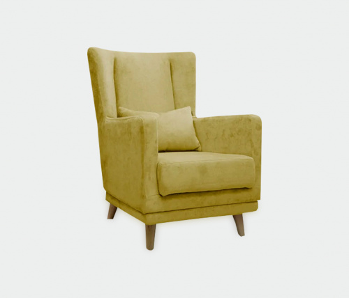 Кресло интерьерное желтый