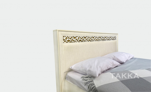 Кровать Ливадия с подъемным механизмом  weave светлый 1600 х 2000 фото 2