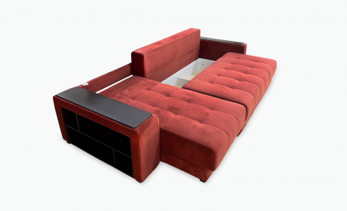 Угловой диван-кровать Прадо левый терракотовый фото 4