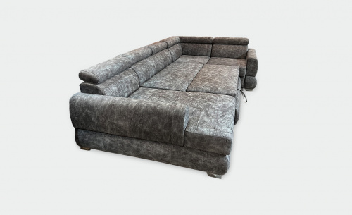 Угловой диван-кровать Прометей серый фото 3