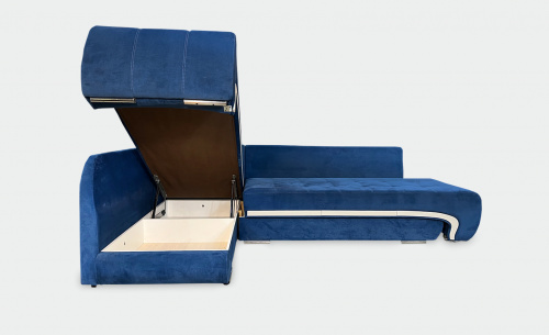 Угловой диван-кровать Дуэт 2 синий фото 2
