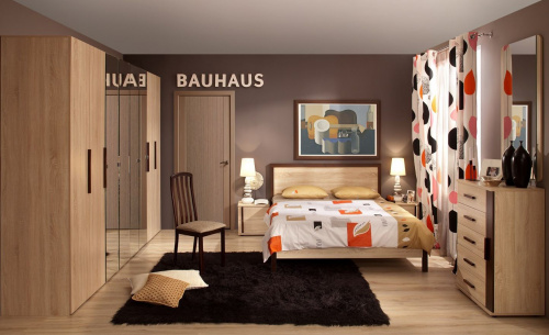 Спальня Bauhaus дуб сонома фото 3